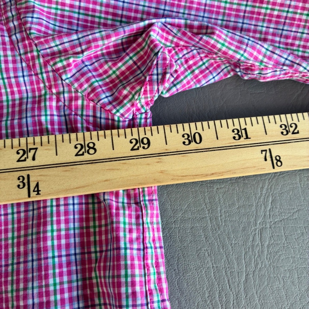 Wrangler George Strait Cowboy Cut Shirt 4XL Red Check Short Sleeve MGSR115 - Picture 12 of 13